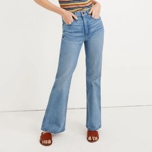 Madewell Retro Flare Jeans In Norwich Wash NEW